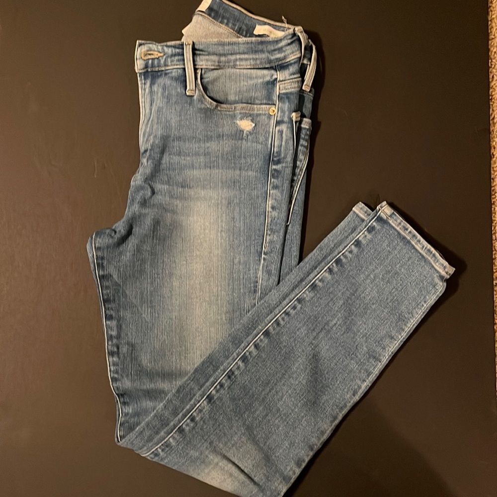 Frame denim - skinny with light distressing